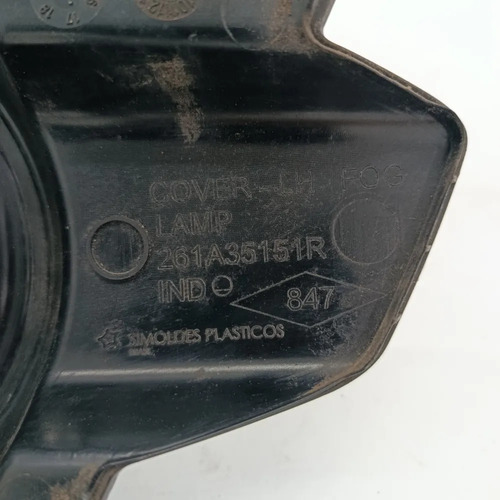 Moldura Farol Milha Esquerd Renault Kwid 2018 2019 2021 22 - Imagem 4