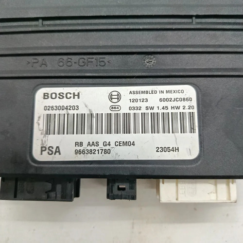 Modulo Conforto Citroen C4 2008 09 10 11 12 9663821780 - Imagem 2