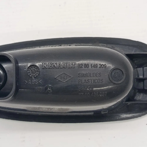 Puxador Intern Porta Direit Renault Clio 2010 11 12 13 14 15 - Imagem 5