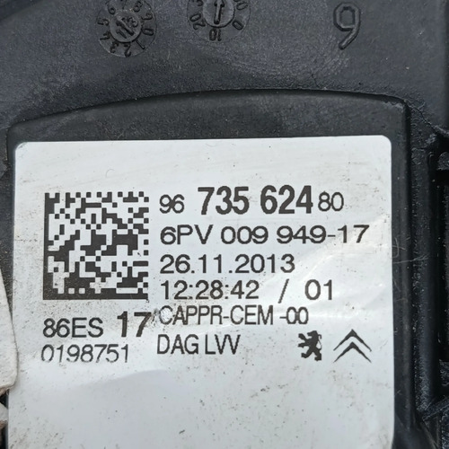 Pedal Acelerador Peugeot 208 2008 C3 2015 2019 9673562480 - Imagem 4