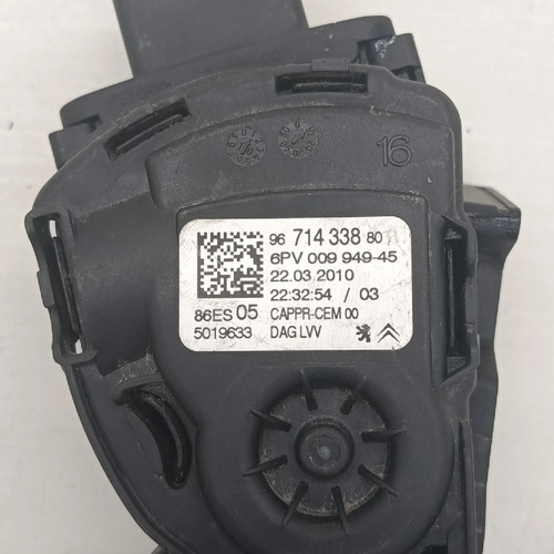 Pedal Acelerador Eletronico Peugeot 308 2013 9671433880 - Imagem 5