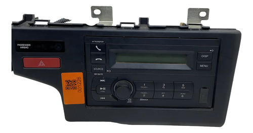 Rádio Original Com Moldura Usb Alerta Honda Fit 2015 (mr)ok