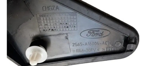 Moldura Retrovisor L E Fiesta Hatch Sedan  2003 A 2007 Orig - Imagem 2