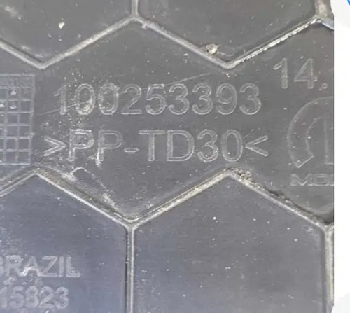 Suporte Da Placa Traseira Fiat Strada 2020/2023 100253393 - Imagem 3