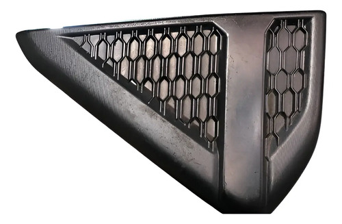 Moldura Lateral Paralama Lado Direito Fiat Strada 100254265 Preto Plástico Texturizado
