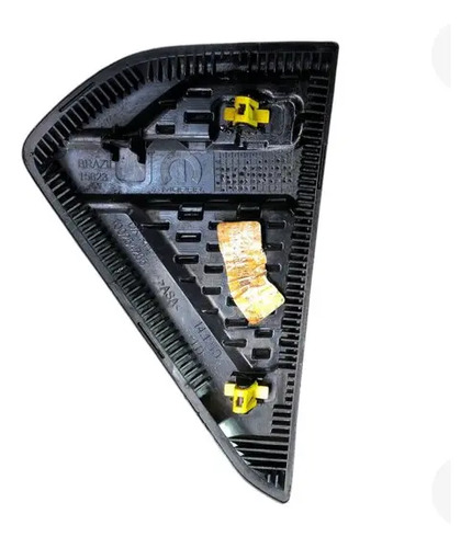 Moldura Lateral Paralama Lado Direito Fiat Strada 100254265 Preto Plástico Texturizado - Imagem 2