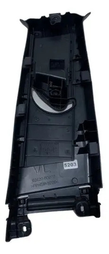 Acabamento Interno Esquerdo Coluna B Toyota Yaris 2019 2020 Preto - Imagem 2