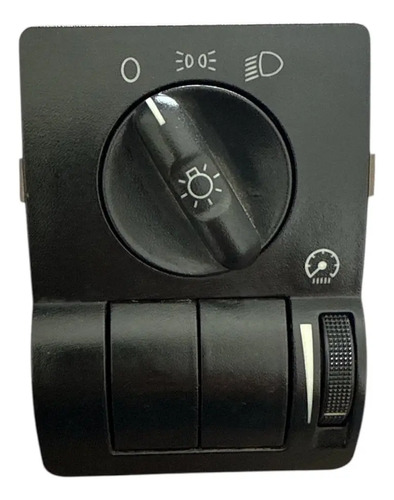 Moldura Botão Farol Corsa Montana 2003 - 2012 Original Preto