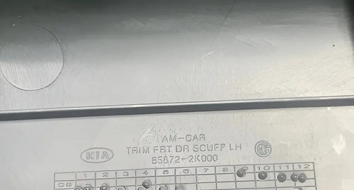 Soleira Dianteira Direita Kia Soul 2008 A 2015 - Imagem 2