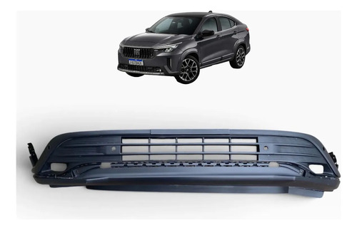 Spoiler Dianteiro Parachoque Fiat Fastback 2022 2026 Oem Preto