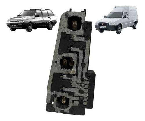 Circuito Soquete Lanterna Fiat Elba Fiorino 1986 2013 Le Esquerdo/motorista Preto