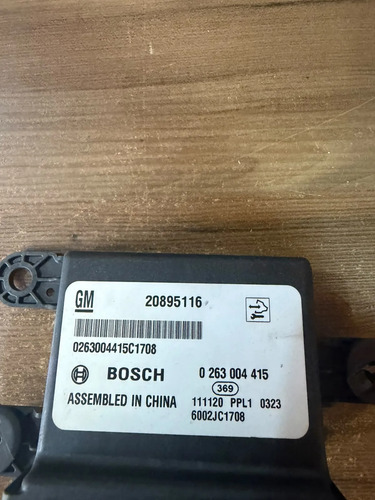 Módulo Sensor Estacionamento Gm Cruze 2012 0263004415 Preto - Imagem 2
