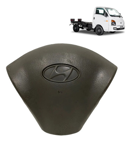 Tampa Miolo Capa Volante Hyundai Hr 2005 2012 Original Cinza