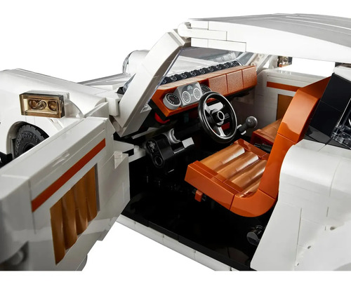 Blocos De Montar Porsche 911 Clássico 1458 Peças 1458 Porsche 911 Clásssico - Imagem 5