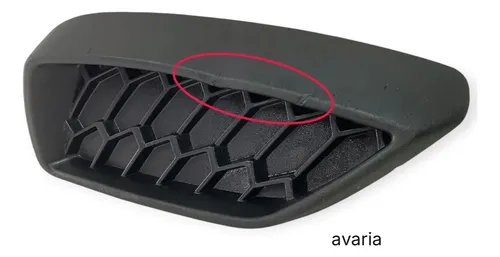 Moldura Farol Milha Esquerdo Fiat Argo 2017 2020 Original Preto Esquerdo - Imagem 2