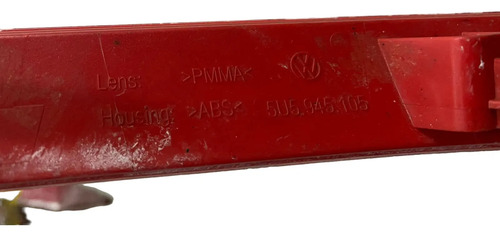 Refletor Olho De Gato Traseiro Vw Voyage G7 2018 2022 Oem Le Vermelho - Imagem 6