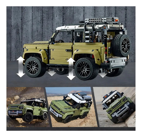 Blocos De Montar Land Rover Defender 2573 Pçs - Imagem 6
