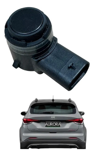 Sensor Estacionamento Traseiro Fiat Pulse Abarth Fastback Preto