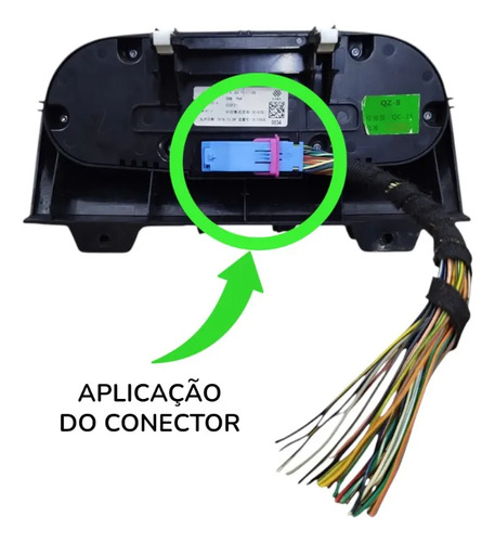 Plug Conector Botao Comando Ar Condicionado Chery Tiggo 5x - Imagem 2