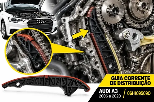 Guia Corrente De Distribuição Audi A3 2006 A 2020 06h109509q Preto - Imagem 3