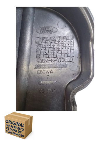 Tampa Capa Correia Ford Focus 2000 A 2005 Preto - Imagem 2