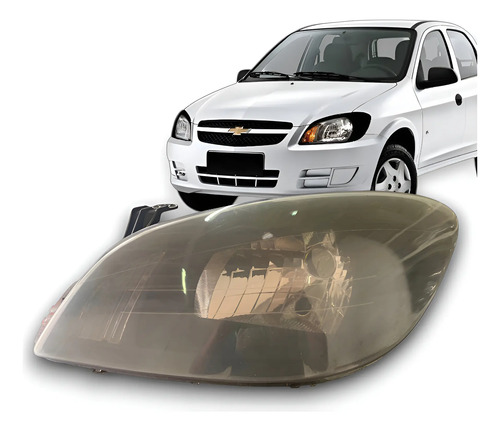 Farol Motorista Celta 2007 2008 2009 A 2010 Original Esquerdo/motorista - Imagem 1