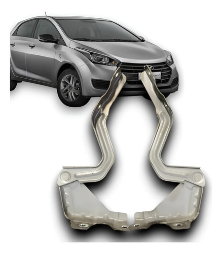 Par Dobradiça Braço Capo Hyundai Hb20 2014 2015 2016 2018 - Imagem 1