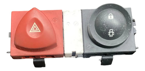 Botao Pisca Alerta Trava Portas Renault Megane 2006 A 2013 Preto
