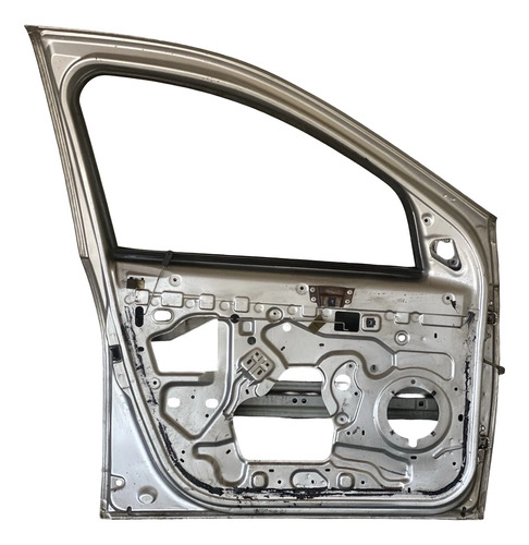 Porta Dianteira Esquerda Renault Sandero 2008 A 2012 Dianteira Esquerdo Prateado - Imagem 3