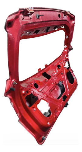 Tampa Traseira Jac T5 2013 2014 2015 2016 Vermelho - Imagem 4
