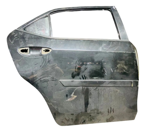 Porta Traseira Direita Toyota Corolla 2017 2018 2019 Traseira Direito Preto - Imagem 1