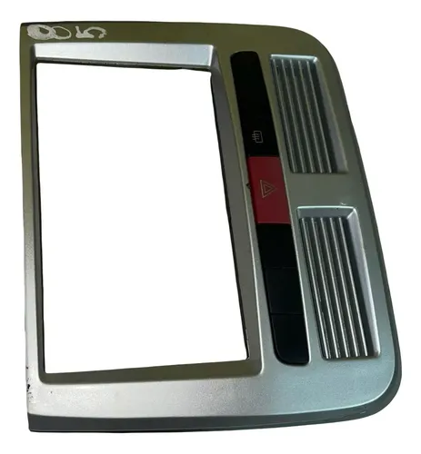 Moldura Painel Fiat Punto 2008 2009 2010 2011 2012 Cinza - Imagem 2