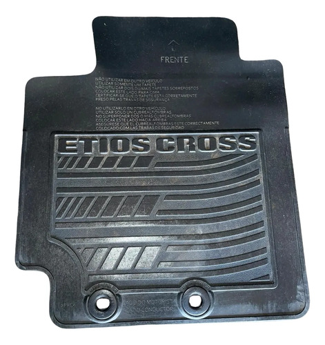 Jogo Tapete Borracha Toyota Etios Cross Hatch 2015 A 2022 Preto - Imagem 3