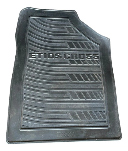Jogo Tapete Borracha Toyota Etios Cross Hatch 2015 A 2022 Preto - Imagem 5