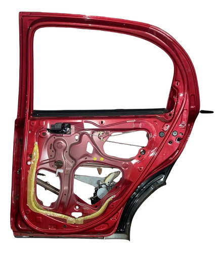 Porta Traseira Esquerda Toyota Etios Cross 2012 E 2021 Traseira Direira Vermelho - Imagem 4
