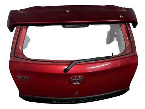 Tampa Traseira Toyota Etios Cross Hatch 2012 E 2021 Vermelho