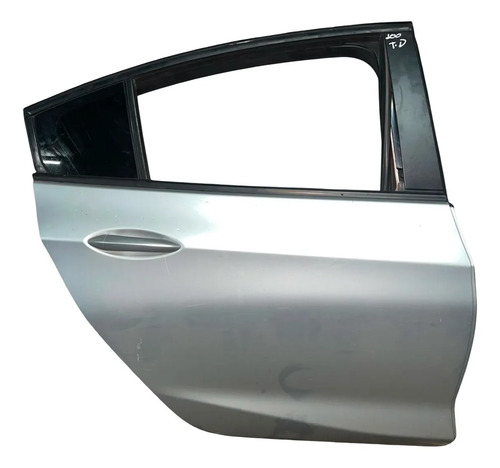 Porta Traseira Direita Chevrolet Cruze Sedan Turbo 2017 Traseira Direita Prateado - Imagem 1