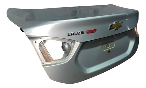 Tampa Porta Malas Chevrolet Cruze Sedan Turbo 2017 Original Prateado