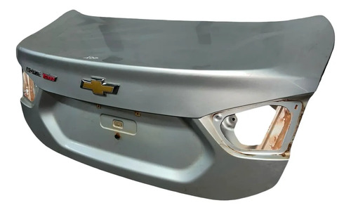 Tampa Porta Malas Chevrolet Cruze Sedan Turbo 2017 Original Prateado - Imagem 4
