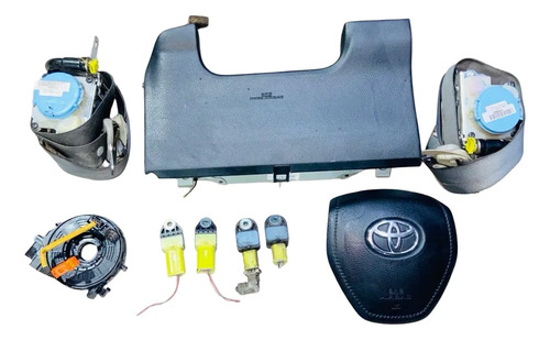 Kit De Airbag Toyota Corolla 2015 E 2017 Preto - Imagem 2