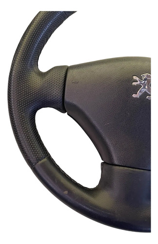 Volante Peugeot 206 207 2011 A 2015 Preto - Imagem 2