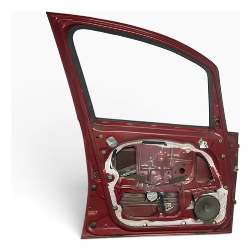 Porta Dianteira Esquerda Fiat Ideia 2010 A 2016 Dianteira Esquerda Vermelho - Imagem 3