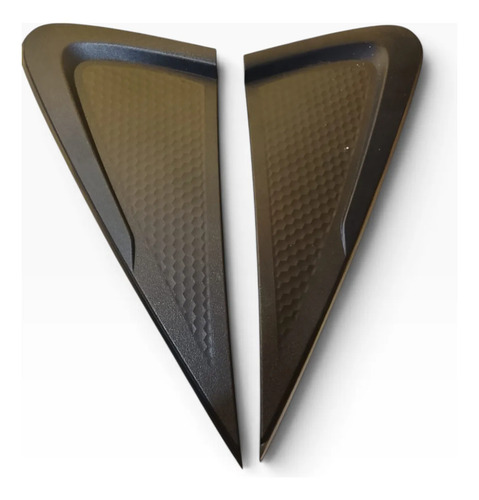 Par Moldura Externa Traseira Hb20 2020 A 2022 Preto - Imagem 1