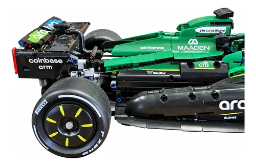 Blocos De Montar F1 Aston Martin Amr25 Escala 1:8 1547 Peças - Imagem 5