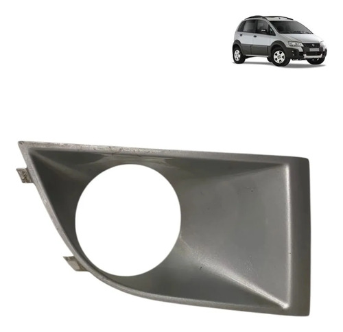 Moldura Farol Milha Inf Fiat Idea Adventure 2011 2016 Ld Direito