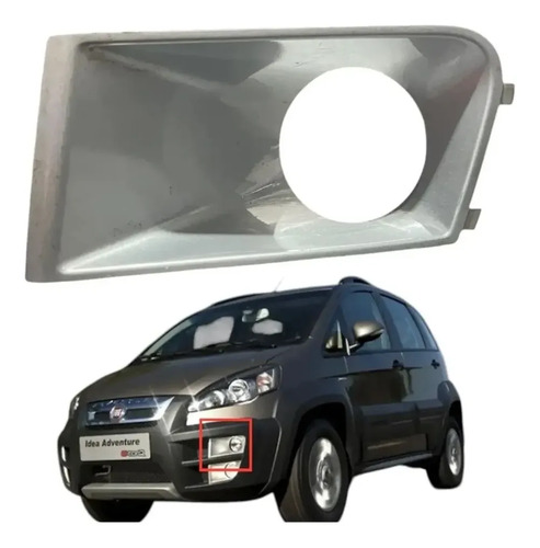 Moldura De Milha Superior Esquerdo Fiat Idea 2011 2016 Oem Esquerdo