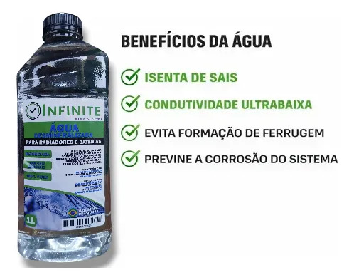 Kit 3 Aditivos Concentrados + 3 Água Desmeralizada Infinite - Imagem 3