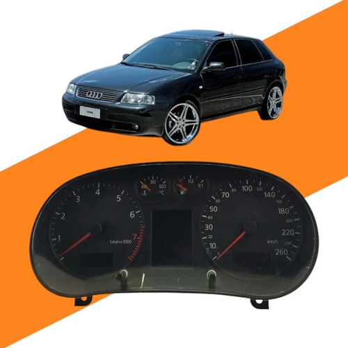 Painel Instrumentos Audi A3 1.8 Comp Bordo C Defeito Preto