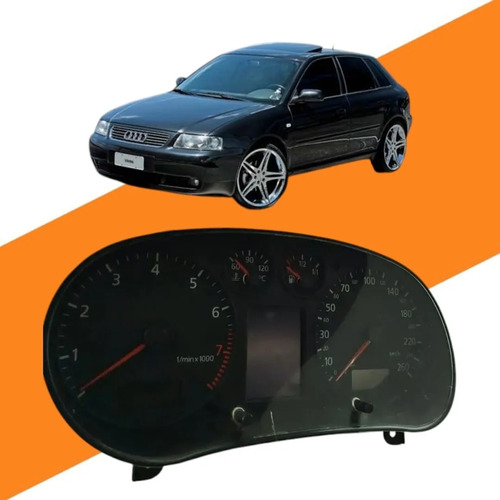 Painel Instrumentos Audi A3 1.8 Comp Bordo C Defeito Preto - Imagem 3