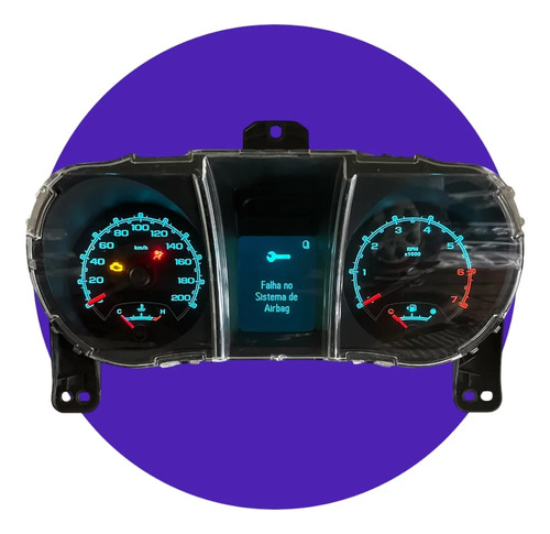 Painel De Instrumentos S10/trailblazer Flex 2013 A 2016 Azul - Imagem 2